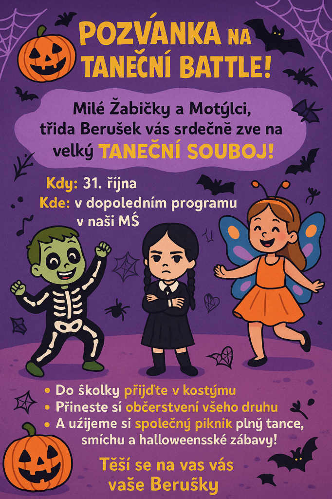 POZVÁNKA NA TANEČNÍ BATTLE